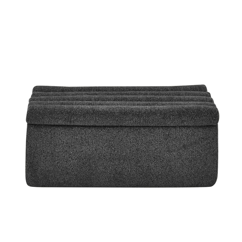 Le repose-pieds pour canapé modulaire, Noir