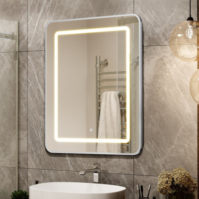 Surface and Recessed Yes Medicine Cabinet with Mirror