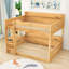 Lit superposé grand en bois avec grand espace de rangement et ports USB-1192600286