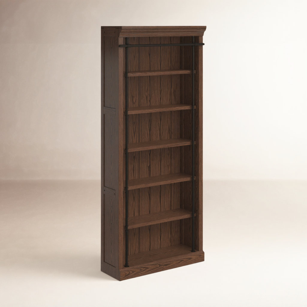 Lorna 40" Bookcase, Dark Oak