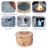 Adriyanna Concrete Propane Smokeless Fire Pit Table with Hidden Fuel Tank-1785170908