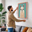 Serene Llama Modern - Wrapped Canvas-1245753426-1245753427