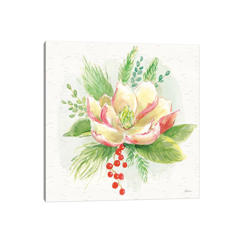 Winter Blooms V by Sue Schlabach - Gallery-Wrapped Canvas Giclée on Canvas, Canvas, 66.04 cm H x 66.04 cm W x 1.91 cm D