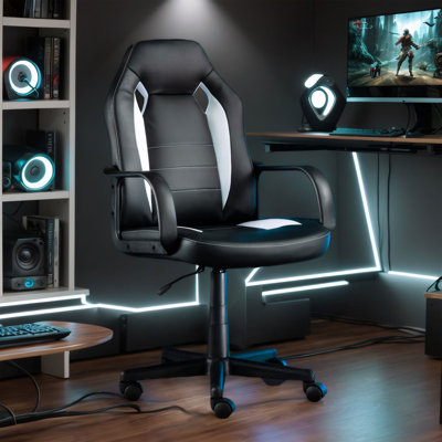 Ergonomic Gaming Tilt Rock Chair
