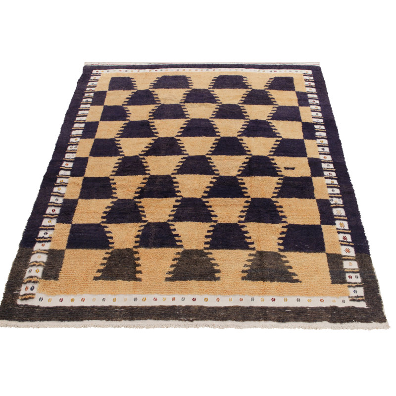One-of-a-Kind 4'8" x 7'2" Hand Knotted Area Rug