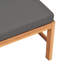 Chaise de patio en teck avec coussins-1840804830