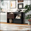 Armoire de rangement rotative extensible avec tiroir et tablettes réglables pour une utilisation polyvalente à la maison et au bureau