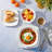 Gibson Home Liberty Hill Porcelain 30-Piece Square Dinnerware Set