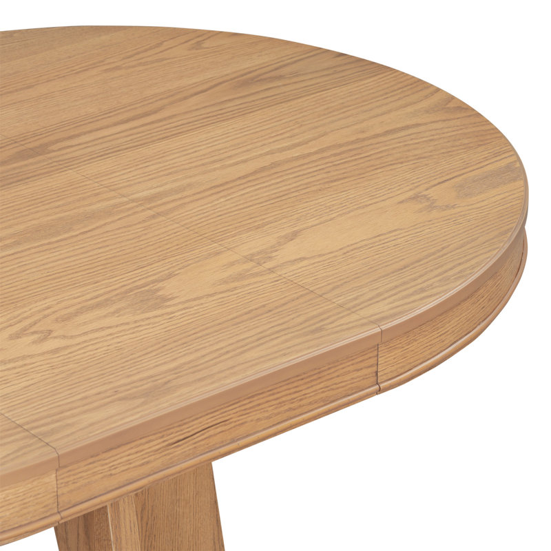 Table de salle à manger ronde pour 4 avec chaises, ensemble de table de salle à manger extensible avec rallonge centrale amovible de 16 po, ensemble de table de salle à manger rétro 5 pièces à motif géométrique unique pour la cuisine et la salle ?