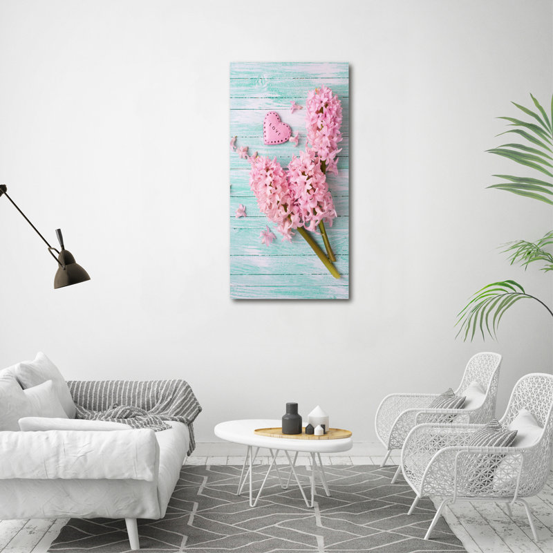 Lilac Flowers - Wrapped Canvas Print