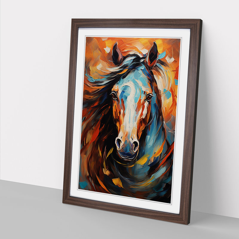 Horse Expressionism No.2 - Framed Print