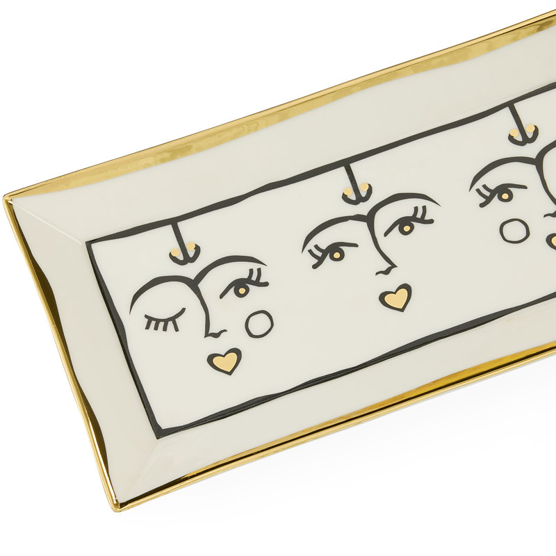 Marseilles Porcelain Decorative Tray