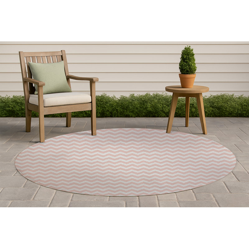 Tapis d'extérieur antidérapant Chevy Tribal, Rond 5 pi