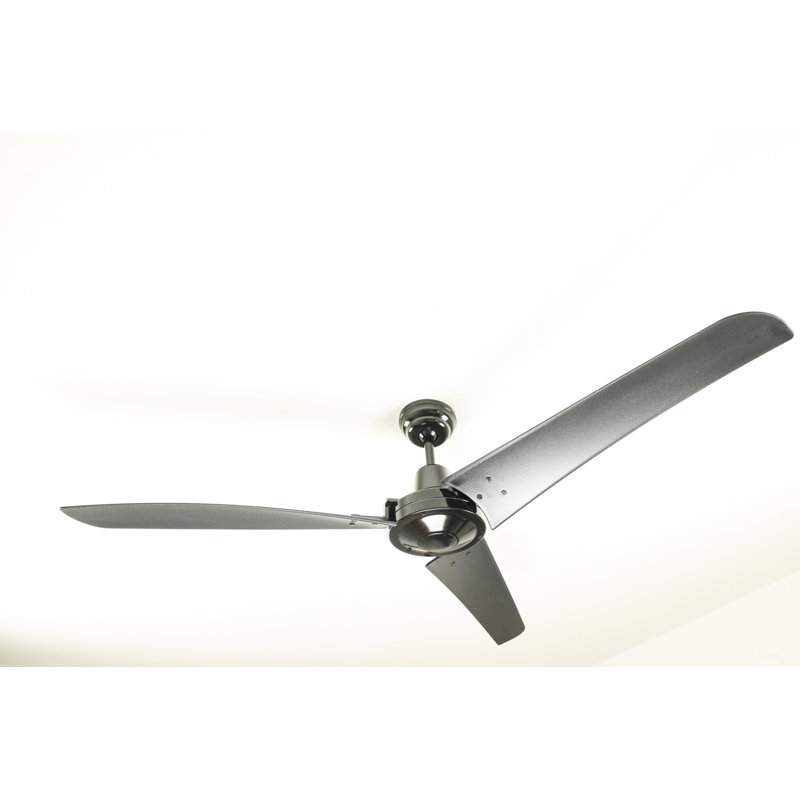 Nunn 140cm Ceiling Fan, Black, Remote is not included
