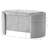 Treva White Bouclé Storage Bench