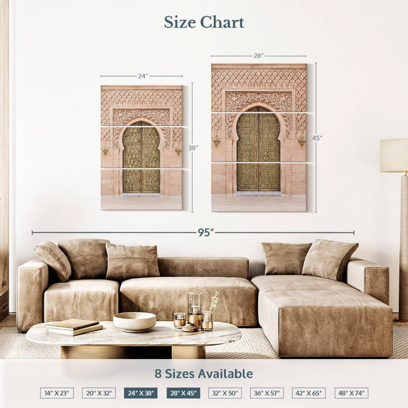 Morocco, 45" H x 28" W