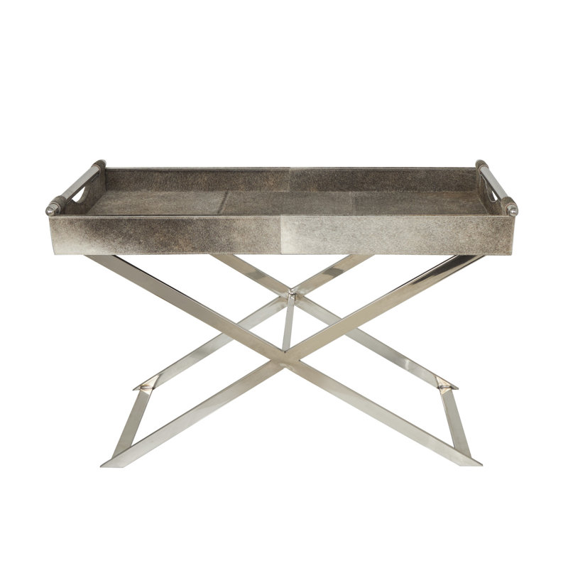 Tray Top End Table, 30" H x 44.5" W x 18.2" D