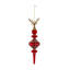 10.5'' Glass Animals Holiday Shaped Ornament
