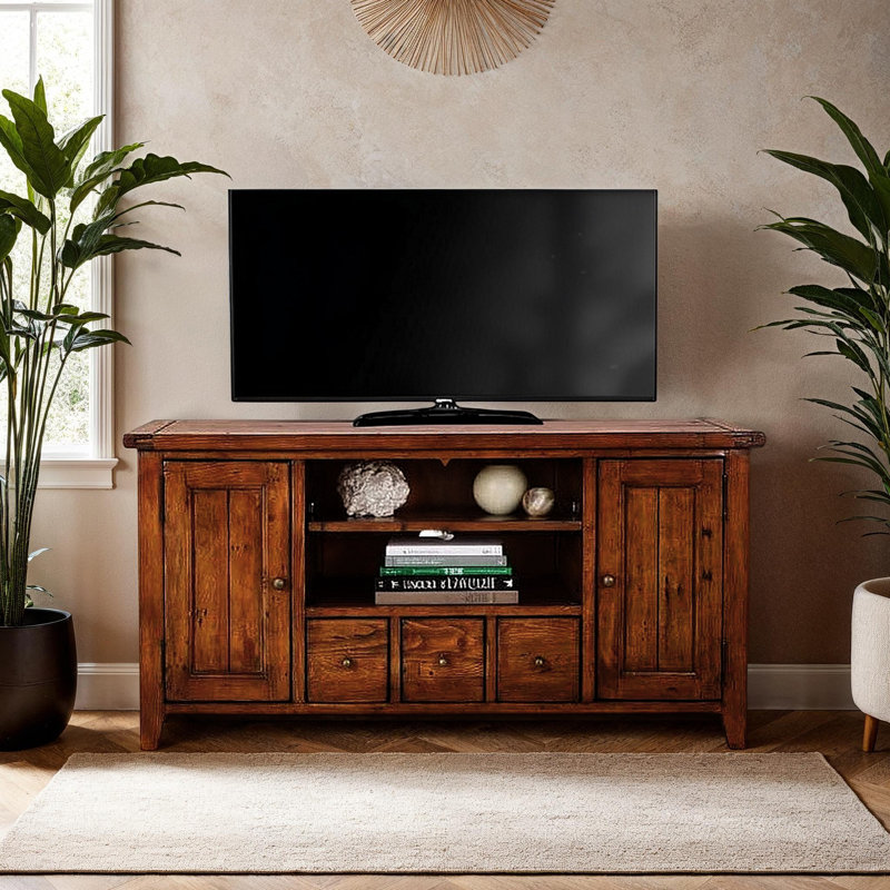 Meuble télé pour téléviseur de 50 po ou moins Centerville, Crépuscule africain, H 26 po x L 63 po x l 18 po