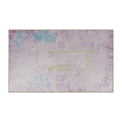 Tapis beige lavable à la machine