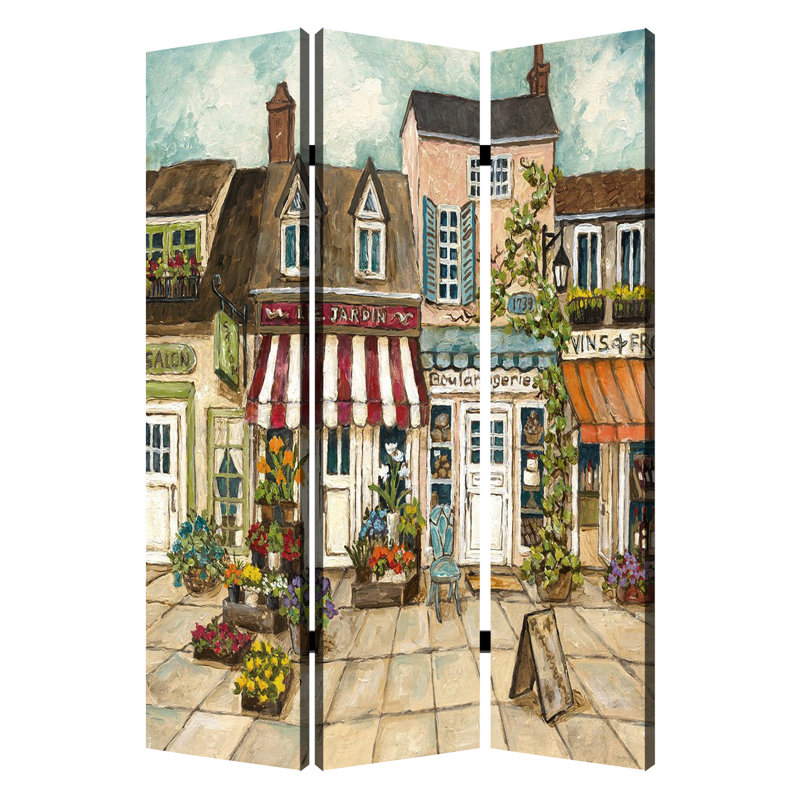 Cloison 3 panneaux Inspiration Seaside Town