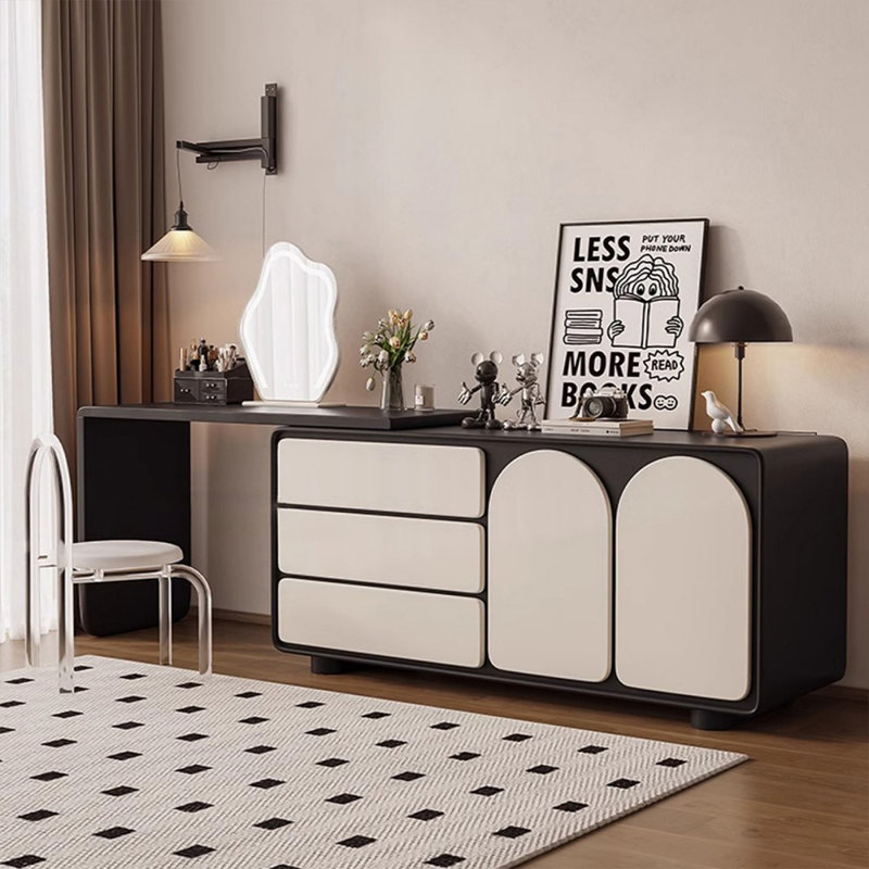 Makeup Vanity with Light mirror,3 drawers,Power Outlet
