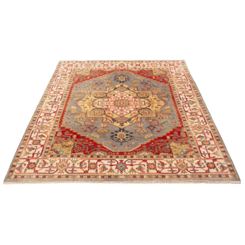 Tapis gris Serapi Heritage 8 pi 0 po x 10 pi 1 po