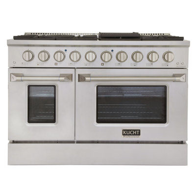 Kucht 48" 6.7 Cubic Feet Dual Fuel Range
