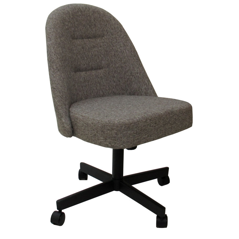 Chaise d'appoint rembourré, Noir, Gris Mojave