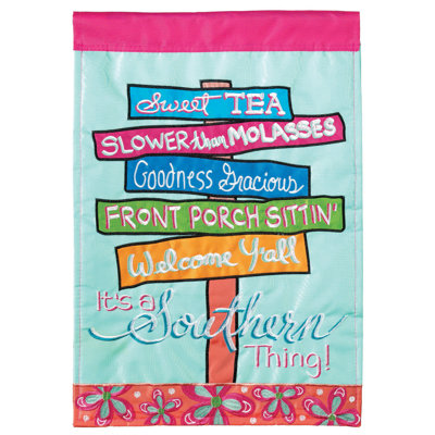 Double Sided Polyester Garden Flag