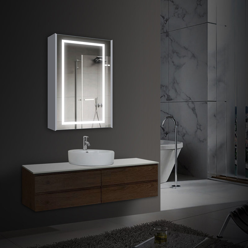 Armoire à pharmacie 24 po x 32 po avec tablettes et miroir, 32 po x 24 po
