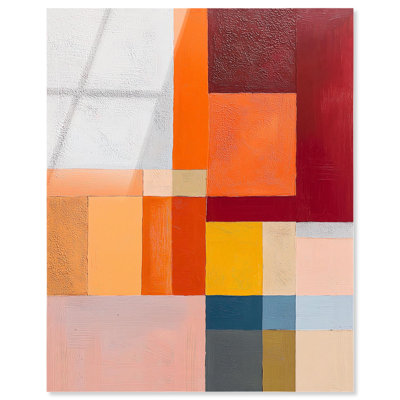 Vibrant Repose II Acrylic Print Colorful Wall Decor by Art Remedy, Ready to Hang, 36 x 45