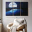 «Moon Reflection», 3 pièces sur toile-98562491