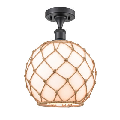Brianna Glass Semi Flush Mount