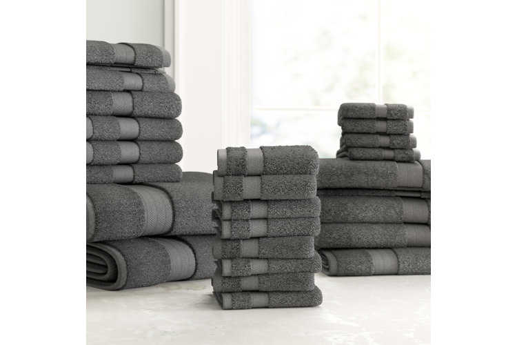 Top Gray & Silver Bath Towels