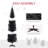 7Ft Pencil Christmas Tree ,Black