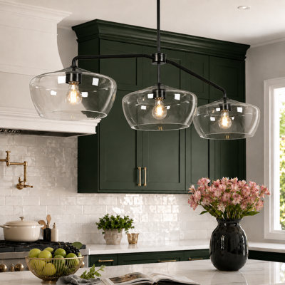 Aissa 3-Light 47.2” Dimmable Modern Kitchen Island Linear Pendant