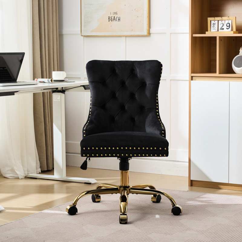 Chaise de bureau Modern, Noir, Black