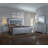 Modern LED Nightstand with Dual Drawers, Beveled Mirror Accents, and Chrome Hardware