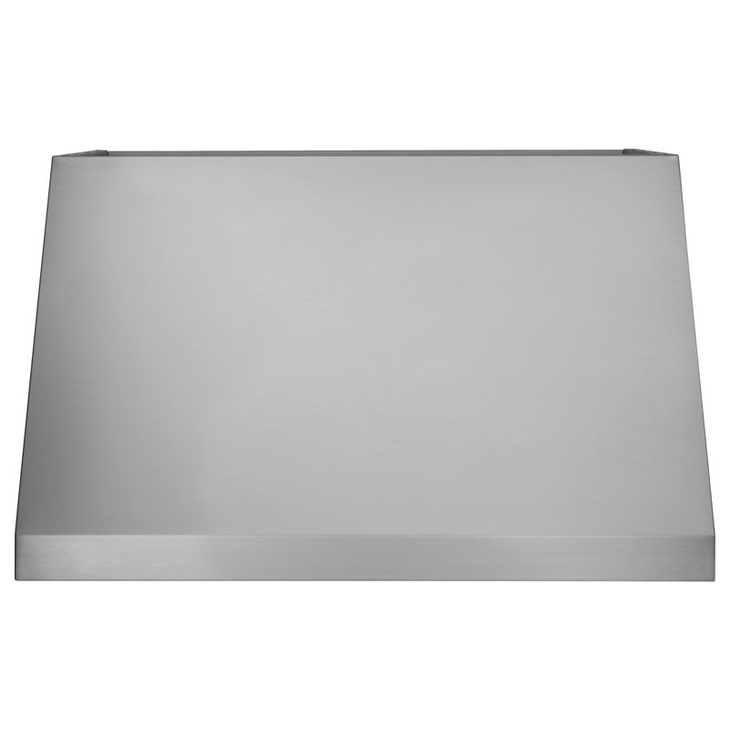 30" 590 CFM Ducted Wall Mount Range Hood with Night Light, Stainless Steel / Brushed Stainless