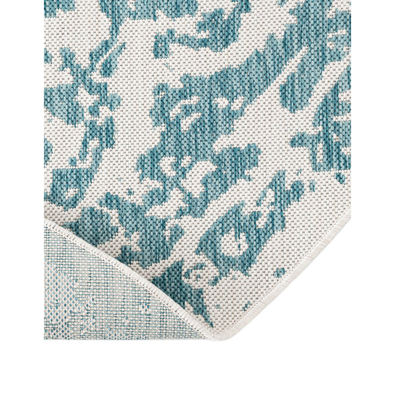 Tapis laminé orné, Rond 6 pi 1 po