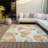 Machine Washable Indoor/Outdoor Colman ACN2132 Floral Rug-2142779214