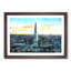 The Shard London England Skyline - Picture Frame Painting Print-56712682-56712681
