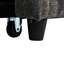 Lit gris avec support et fonction de charge réglable 52,8 po, 3 ports, 2 coussins lombaires, style-661410885
