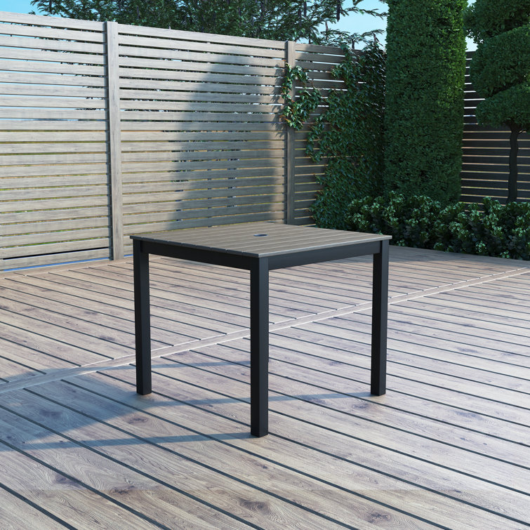 Caleob Outdoor Patio Square Dining Table