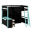 Wood Loft Bed With Desk-187917695