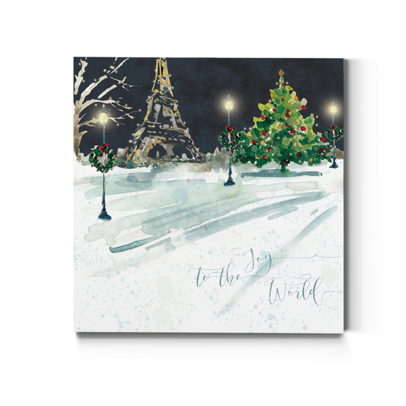 «Paris Joy», reproduction d'art sur toile tendue, H 40 po x l 40 po x P 1 po