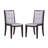 18.5'' H Tufted Faux Leather Upholstered Walnut Parsons Chair-25610854