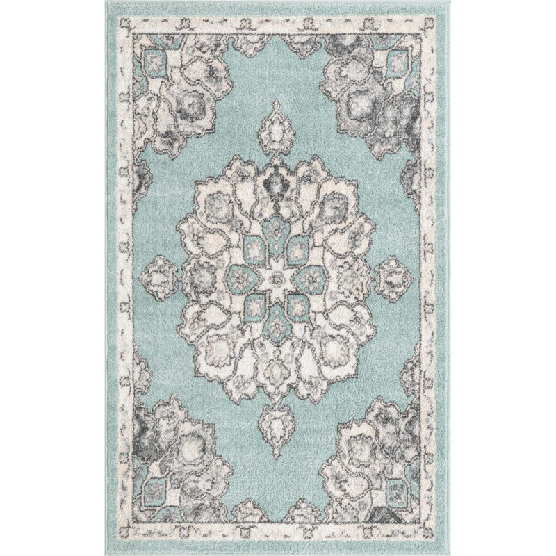 Oriental Indoor Rug, Rectangle 3'3" x 5'3"