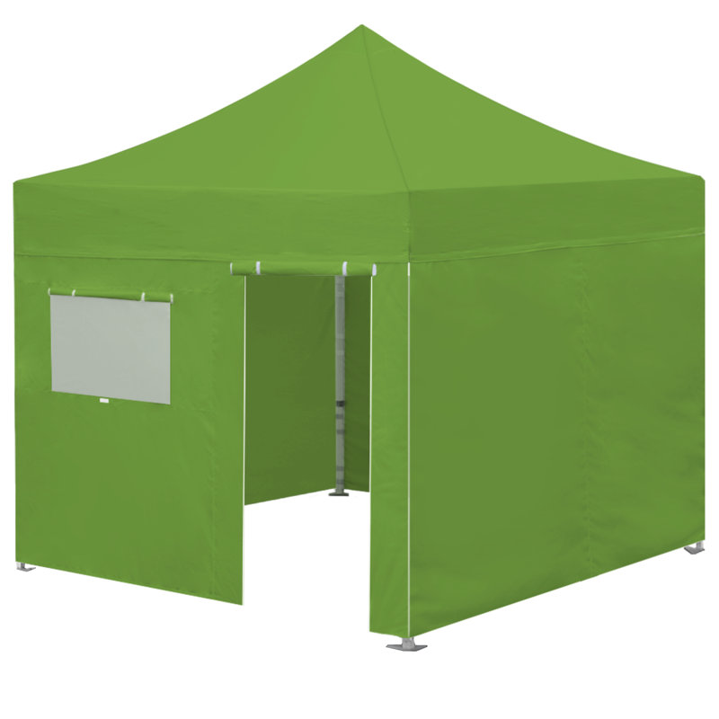 Amber-Lee 96 Ft. W x 180 Ft. D Steel Pop-Up Canopy, Grass Green, 8ft x 8ft